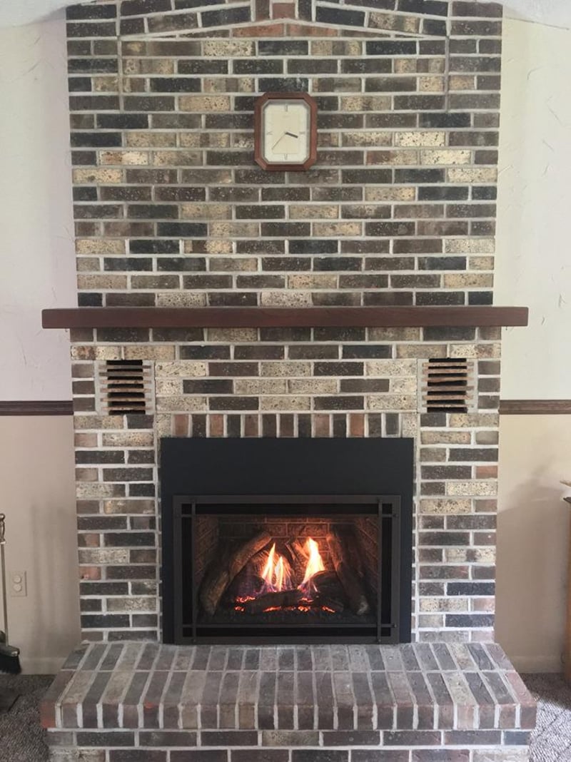 Kozy Heat Fireplaces' Upgrades an  Old Wood Burning Fireplace with the Chaska 34 Gas Insert preview 3